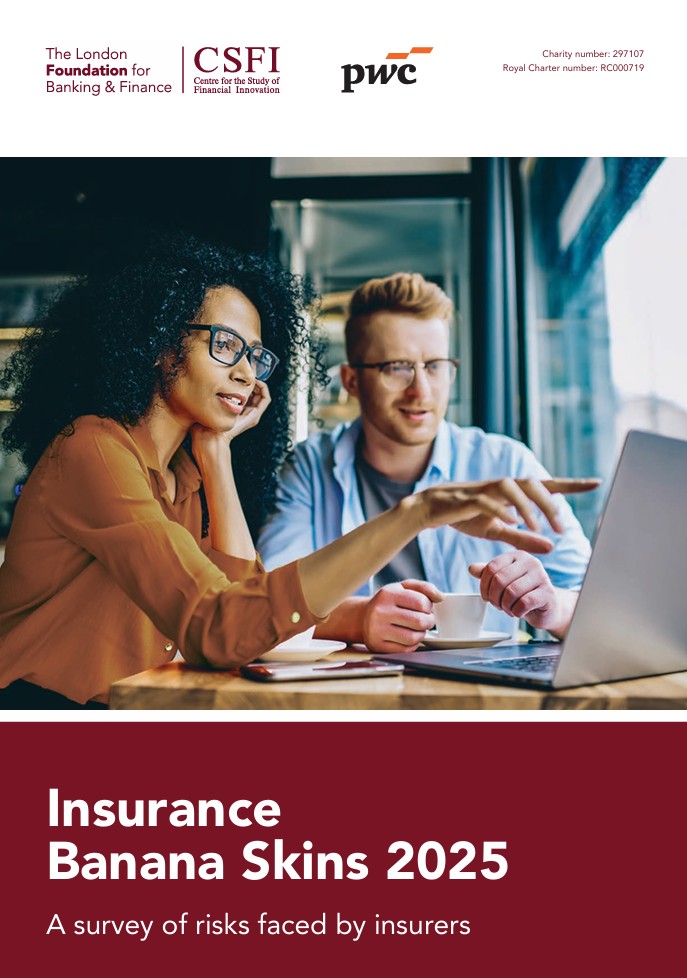 Cover of Insurance Banana Skins Report 2025